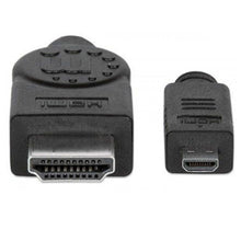 Cargar imagen en el visor de la galería, Cable Convertidor Micro Hdmi A Hdmi, 2 Mts