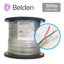 Cargar imagen en el visor de la galería, Bobina de Cable Belden Blindado, 305 Mts. 3x18 AWG (5301FE)
