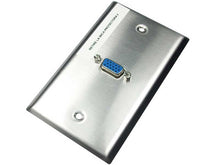 Cargar imagen en el visor de la galería, Tapa Metalica Faceplate VGA (H-H)

