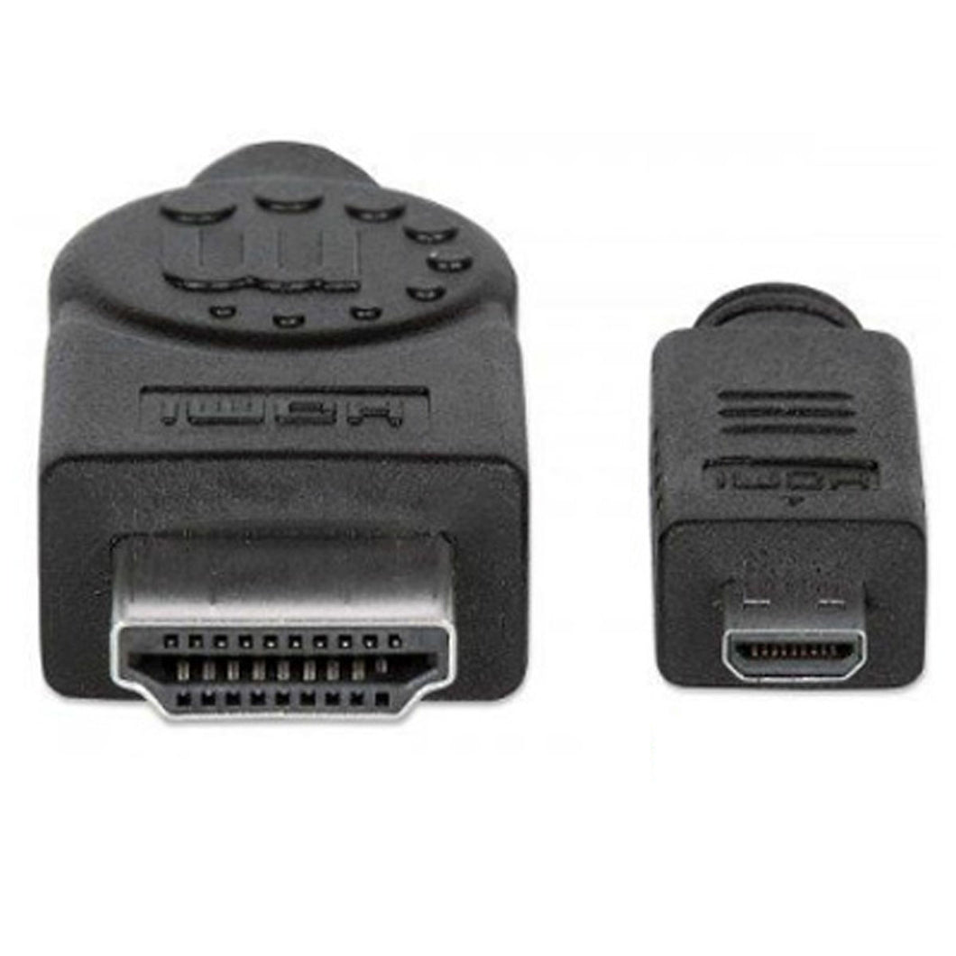 Cable Convertidor Micro Hdmi A Hdmi, 2 Mts